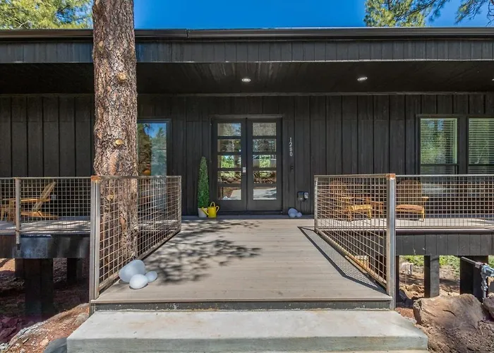 Le Noir Modern Alpine Retreat Bbq Flagstaff